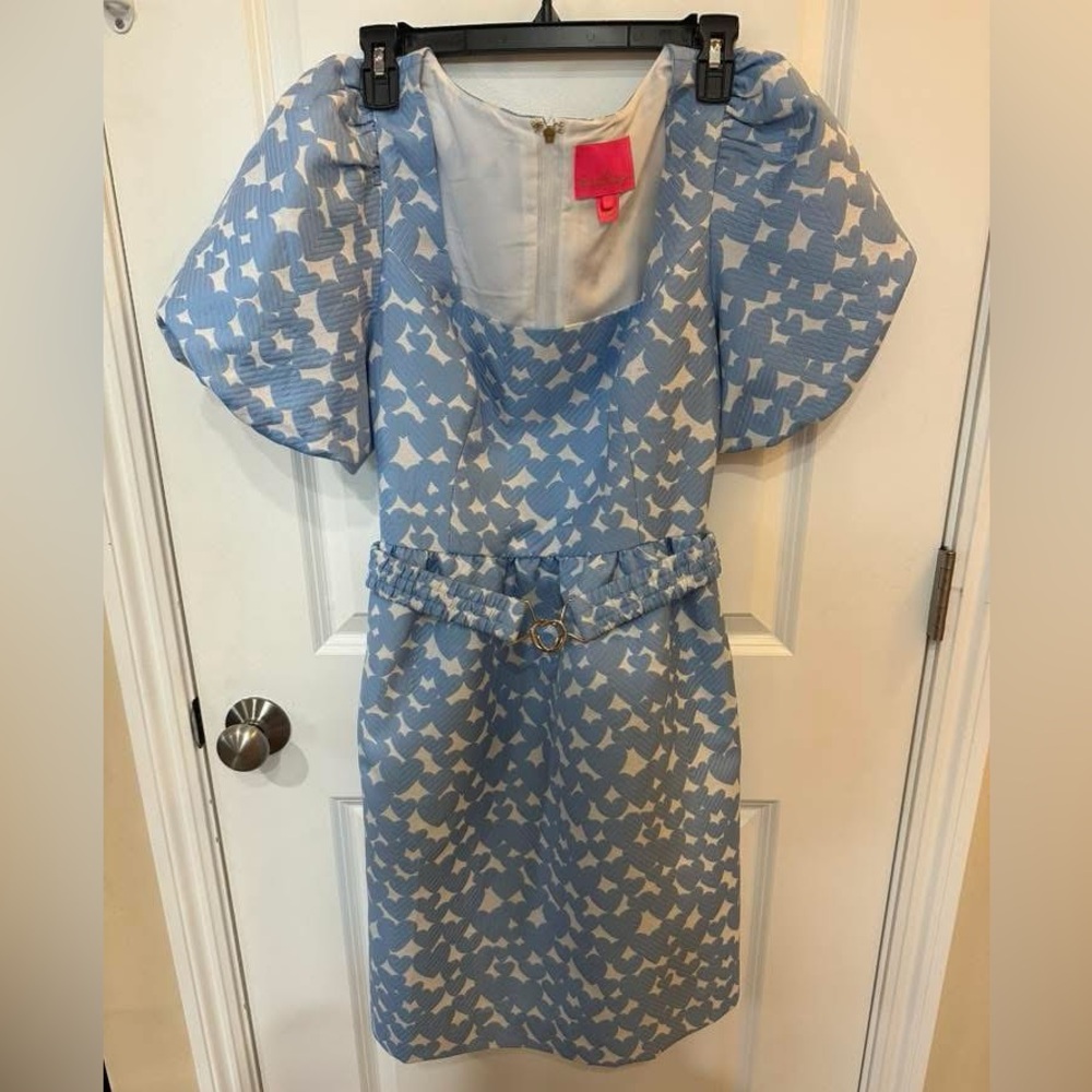 NWOT Lilly Pulitzer Kasslyn Dress Bon Bon Blue